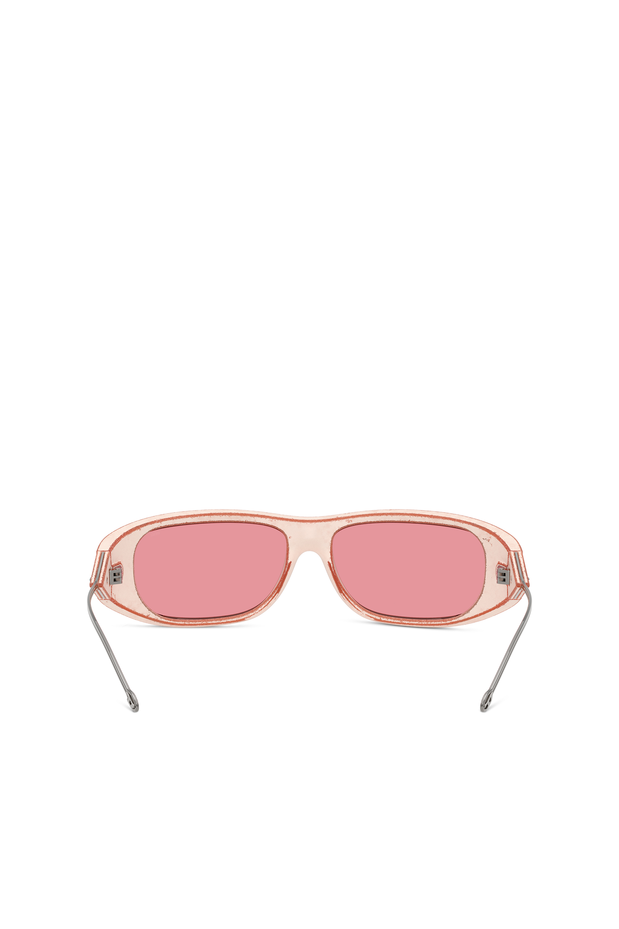 Diesel - 0DL3001 SIZE 61, Unisex's Wraparound style sunglasses in Pink - 4